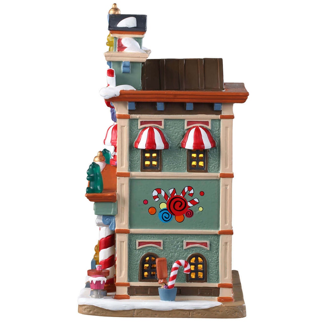 Lemax Bella's Bon Bons- Christmas Village Candy Shop with LED Lights