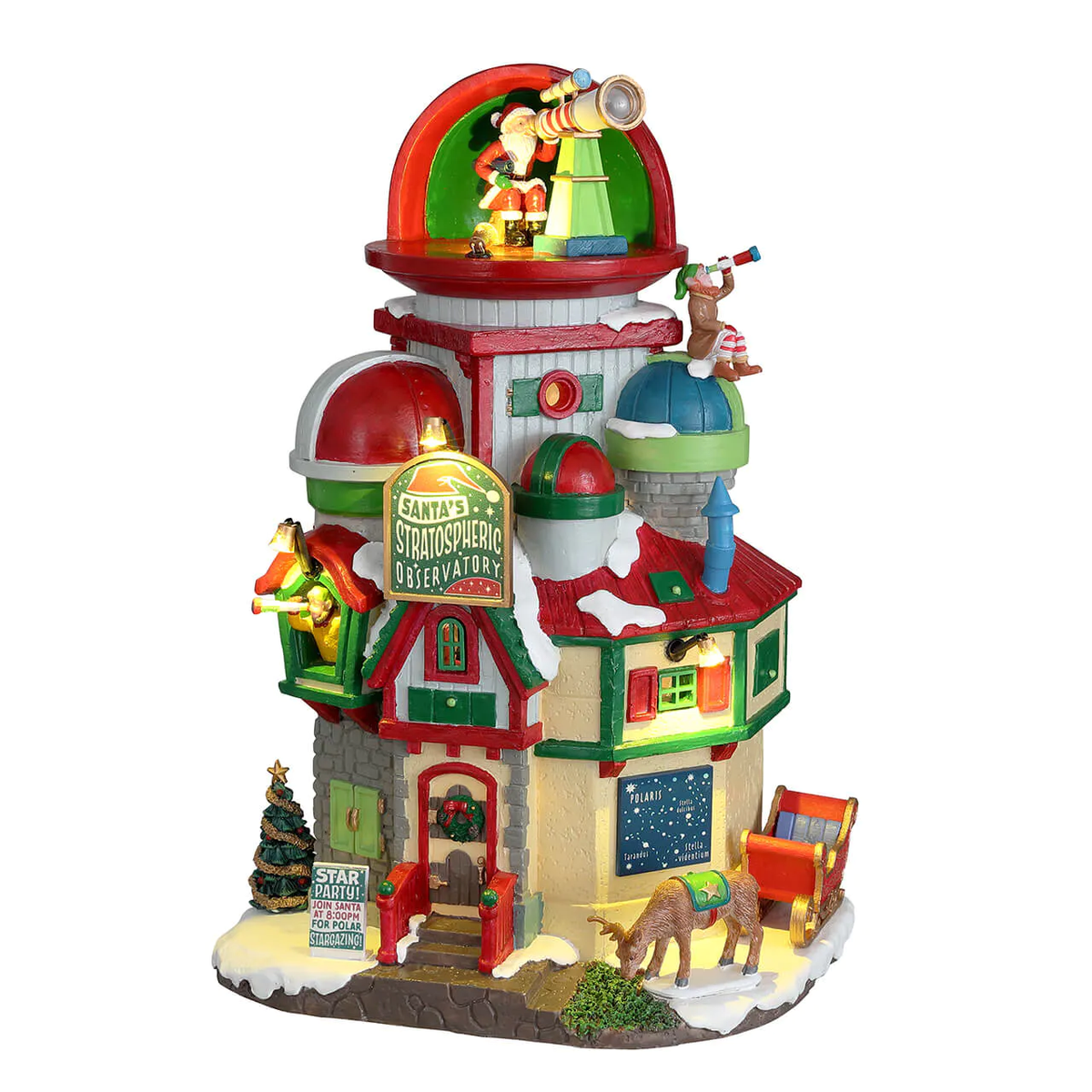 Lemax - Santa's Stratospheric Observatory Christmas Village Scene