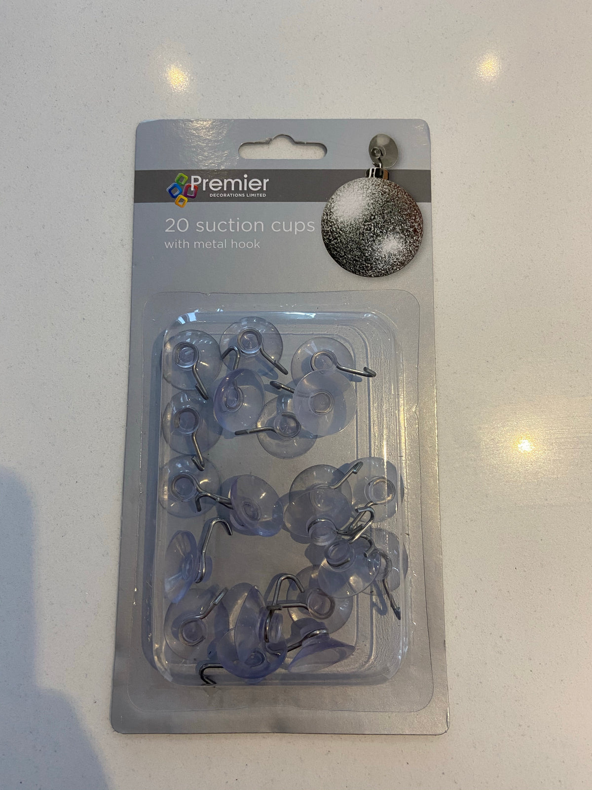 Suction Cups with Metal Hooks