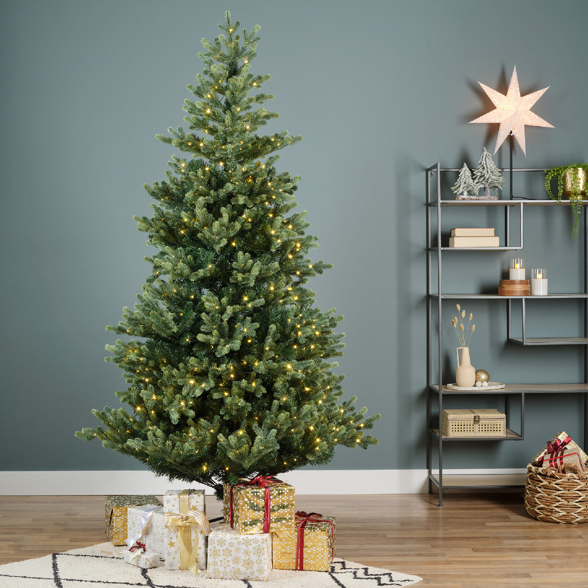 Everlands Geneva Fir Pre-Lit Micro LED Artificial Tree