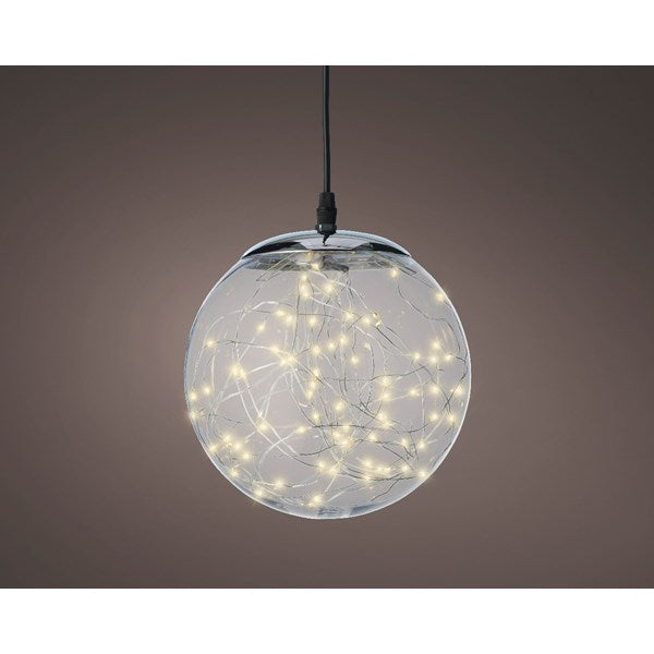 Micro LED Clear Ball Light Up Christmas Decoration