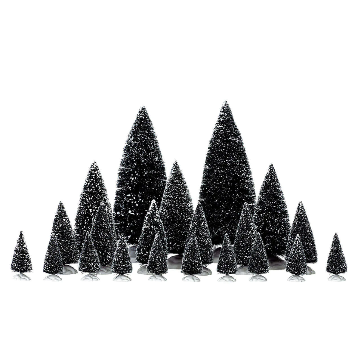 Lemax Assorted Christmas Pine Trees - Value Set of 21