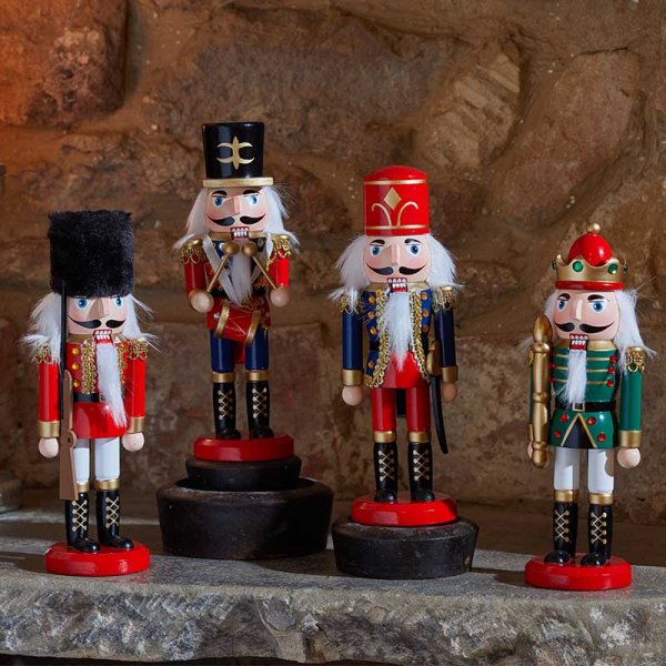 Three Kings Traditional Wooden Nutcracker - 21cm