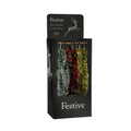 Tree Die Cut Tinsel with Holly Leaves