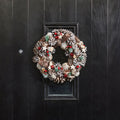 FrostStar Artificial Decorated Christmas Wreath - 36cm