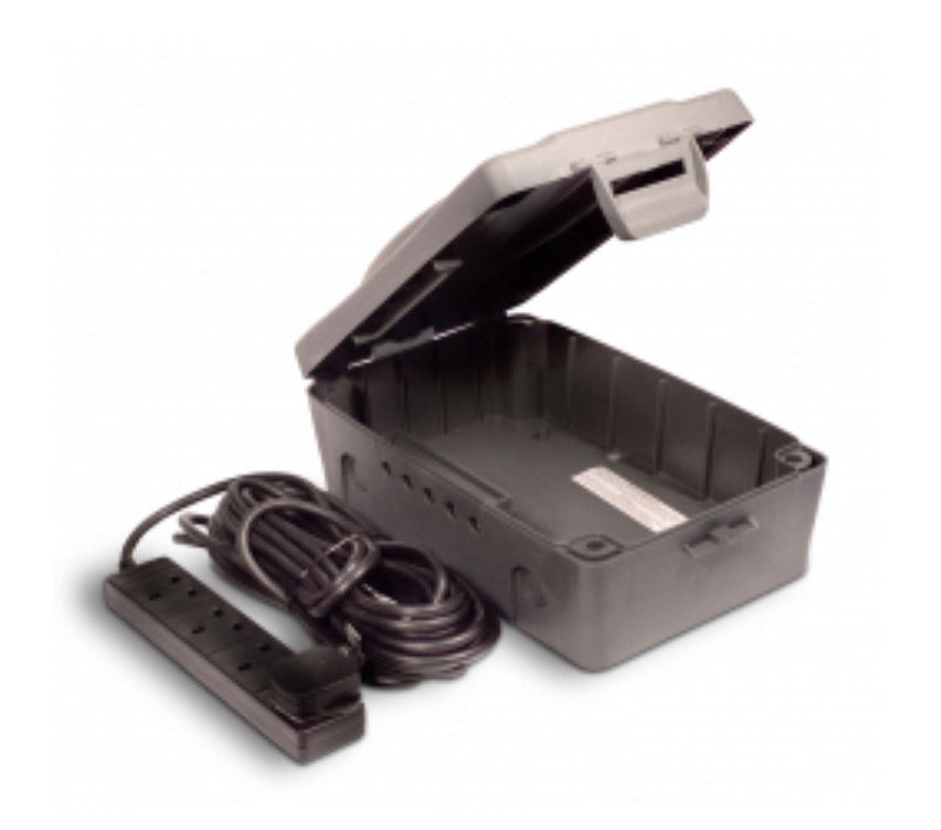 Masterplug 4 Gang 10m Extension Lead with Weatherproof Box