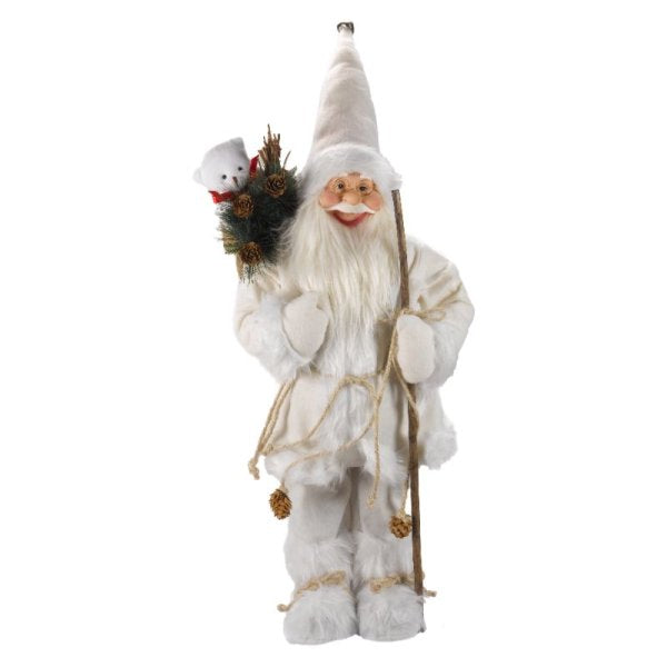 Special Offer InLit LED Light Up Cream Father Christmas Figurine ...